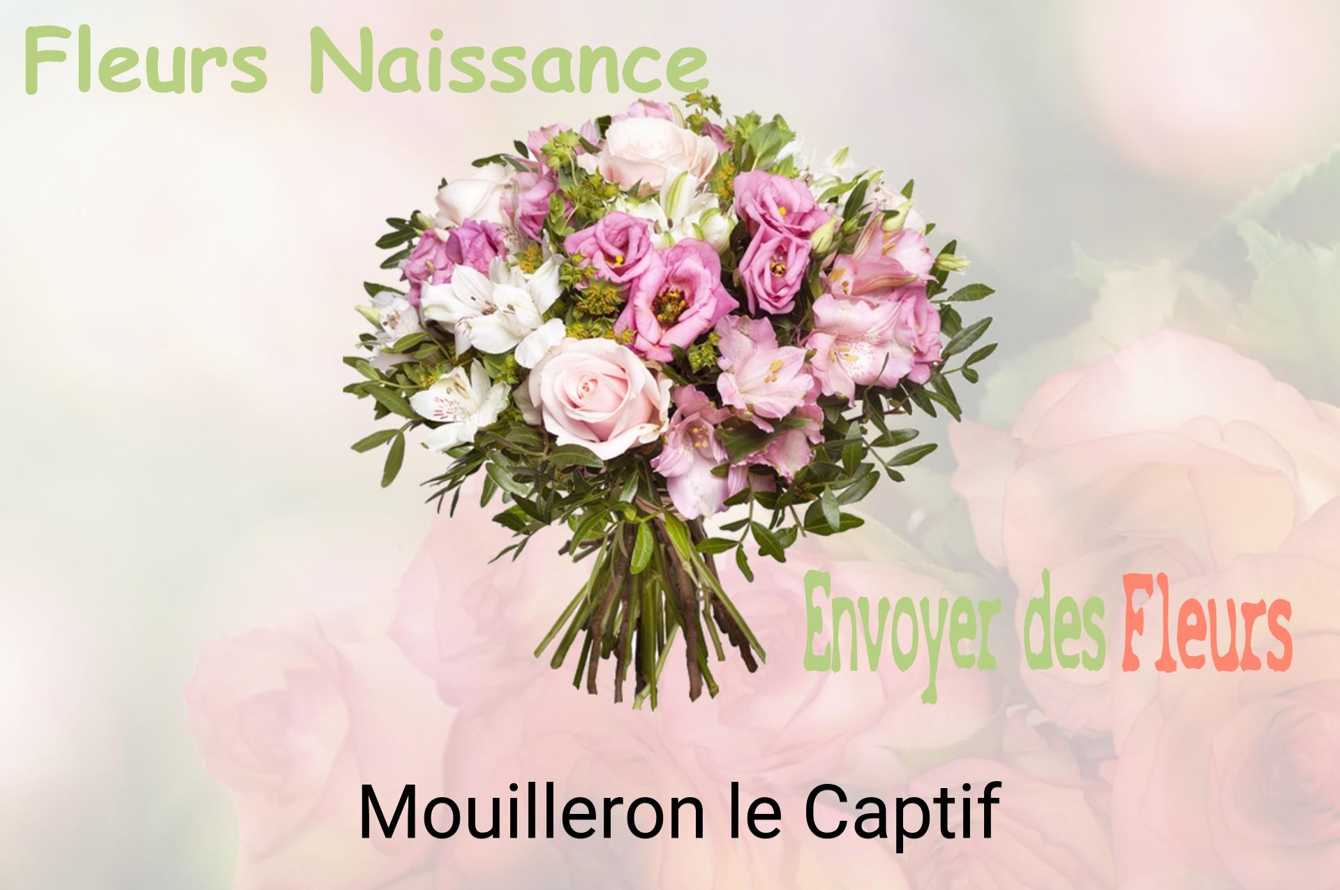 Bouquet de fleurs de naissance livré à Mouilleron-le-Captif